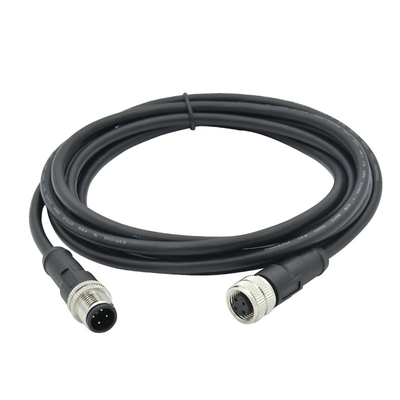 Rigoal PUR/отлитое в форму PVC M8 к M12 кабелю 26AWG-22AWG водоустойчивое IP68