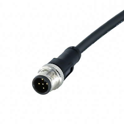 Провод датчика PVC AWG22-26 штырей водоустойчивый PUR кода 5 кабельного соединителя a Ourdoor M12
