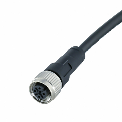 Провод датчика PVC AWG22-26 штырей водоустойчивый PUR кода 5 кабельного соединителя a Ourdoor M12