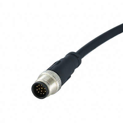 IP68 женский кабельный соединитель соединителя 22AWG 24AWG 26AWG M12 мужчины M12 водоустойчивый