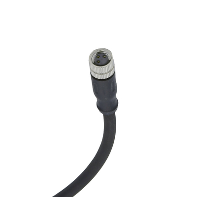Электрический Пин М8 3 код водонепроницаемый разъем мужской женский прямоугольный локоть Пвк Пур силовой кабель