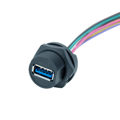 IP67 делают тип водостойким держатель USB 3,0 кабеля соединителя USB панели USB c микро-