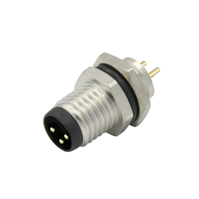 Соединитель M8 диаметра 4.0-8.0mm кабеля наружный водоустойчивый для системы промышленной автоматизации