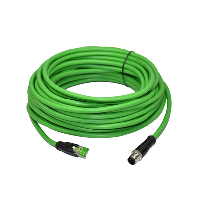 M12 до RJ45 водонепроницаемый разъем 3-17 Pin A B C D X код мужчина женщина