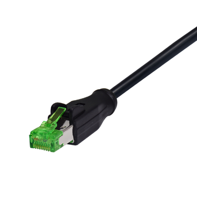 IP68 M12 X-код до RJ45 Cat6 Ethernet кабель 1 метр