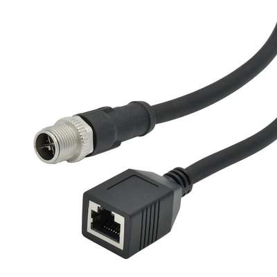 M12 Ethernet кабель 4pin 8pin D X код для промышленной камеры машинного зрения