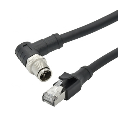 M12 Ethernet кабель 4pin 8pin D X код для промышленной камеры машинного зрения
