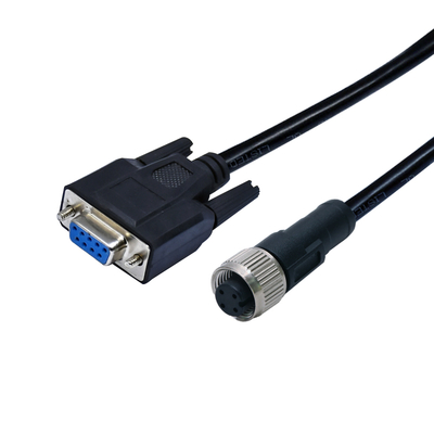 M12 до D-Sub водонепроницаемый разъем IP68 DB9 DB15 DB25 DB37