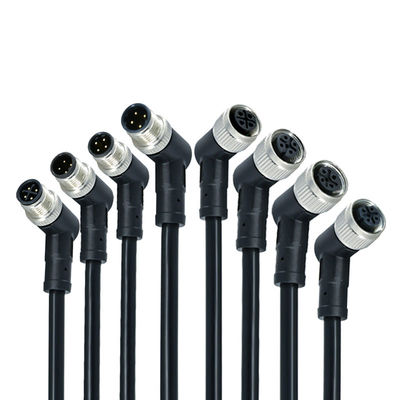 M12 водонепроницаемый соединитель IP68 3-17 Pin мужской женский винт тип DIN