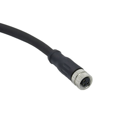 M8 Waterproof Connector with PVC/PUR Cable Vibration Resistance and Shield/Unshield Versions for Industrial Use