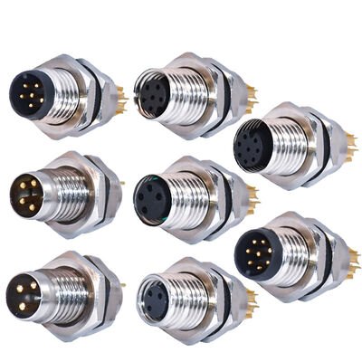 Rigoal M8 соединитель авиационный водонепроницаемый IP67/IP68 3-8 Pin 250V номинальный мужской женский розетка