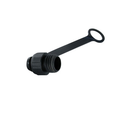 M8 Коннекторная пылевая крышка с цепью для мужчины женской защитой от розетки и розетки Пластиковая черная крышка