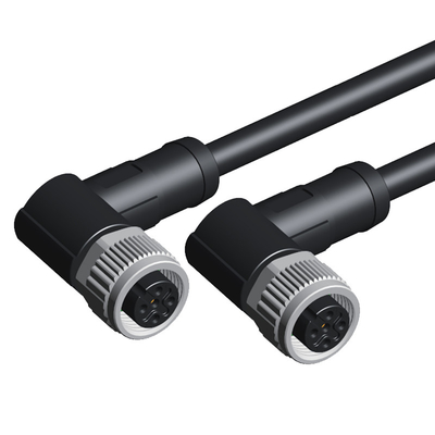 IEC 61076-2-101 CCC разъем-розетки кабеля M12 Shileded отливая в форму