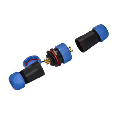 Поток 2-12p Ip68 SP 21 Cuzn Tpu соединителя клапана соленоида ПК Nylon66