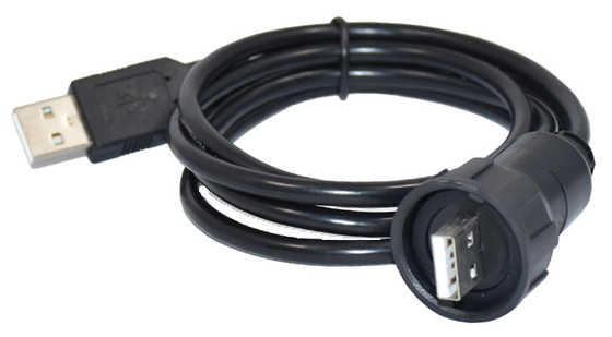 Держатель панели держателя кабеля соединителей IP67 1.0A PVC винта круговой пластиковый