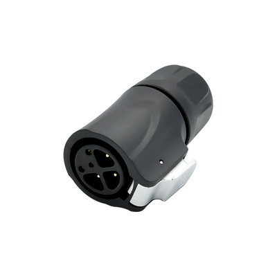 сплав K16 пластиковое Pa66 цинка разъема питания IP67 кабеля 6.5mm водоустойчивый