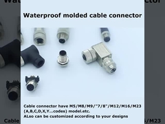 CE IP68 M5 M8 M12 3p, 4p, 5p, 8p, собрание 12p отлил панель в форму для того чтобы установить все соединители серии